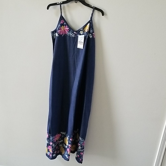 Karen kane Cotton Embroidered Maxi Dress - Small - Picture 3 of 8